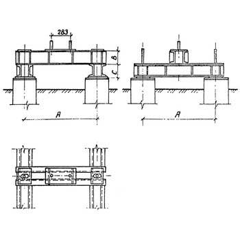 Ростверки четырехсвайных фундаментов серии 3.407.9-146 фото 1