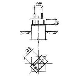 Ростверки односвайных фундаментов серии 3.407.9-146 фото 1